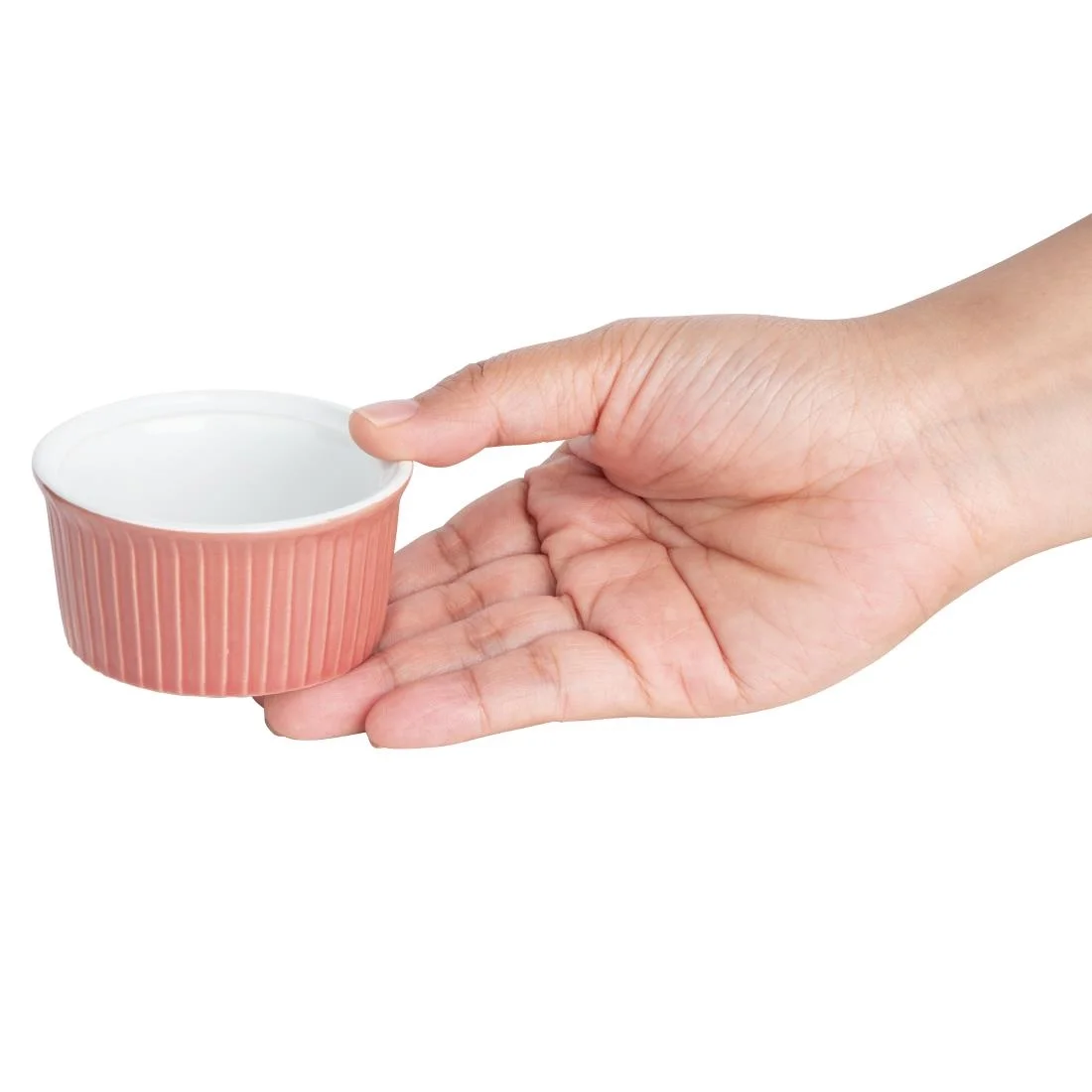 Olympia Pastel Ramekin Red 70ml - Image 3