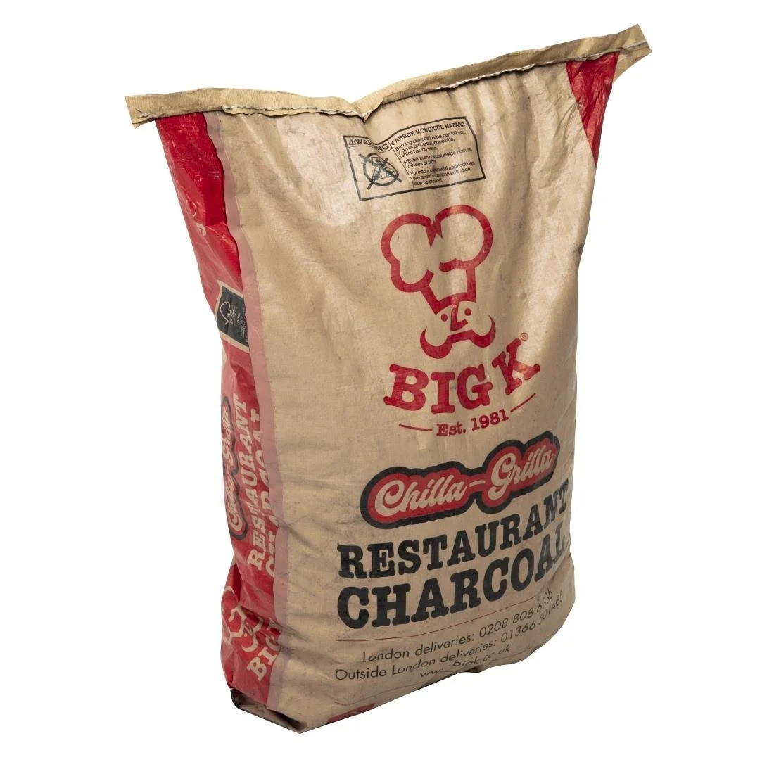Big K Restaurant Natural Charcoal 12kg - Image 2