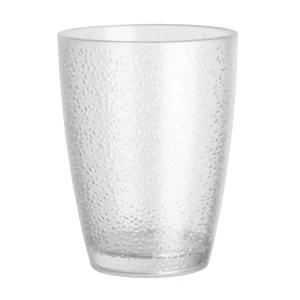 Kristallon Polycarbonate Tumbler Pebbled Clear 275ml