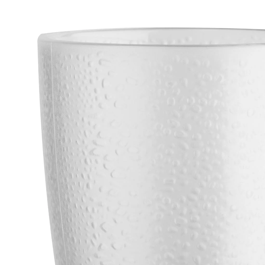 Kristallon Polycarbonate Tumbler Pebbled Clear 275ml - Image 2