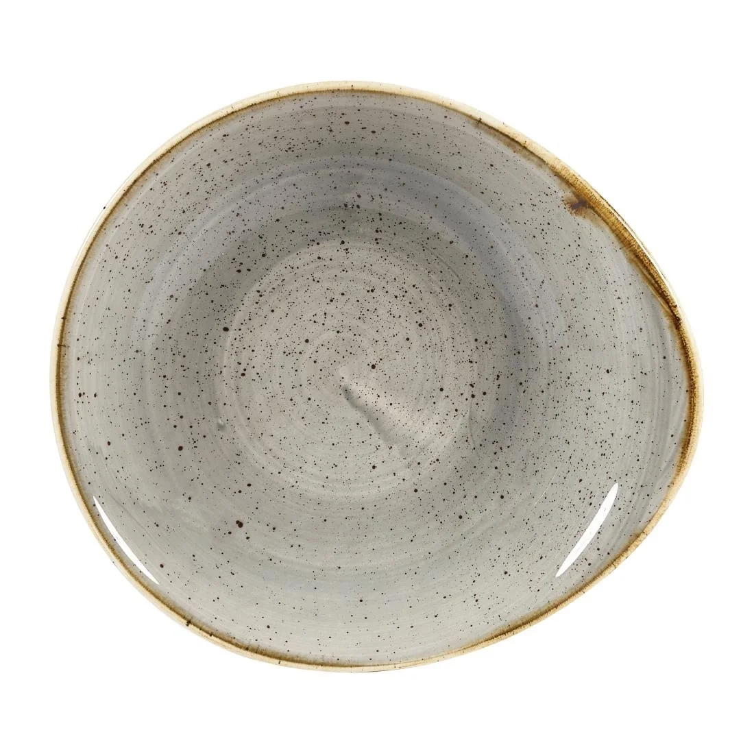 Churchill Stonecast Round Dishes Peppercorn Grey 185mm (12 Pack)