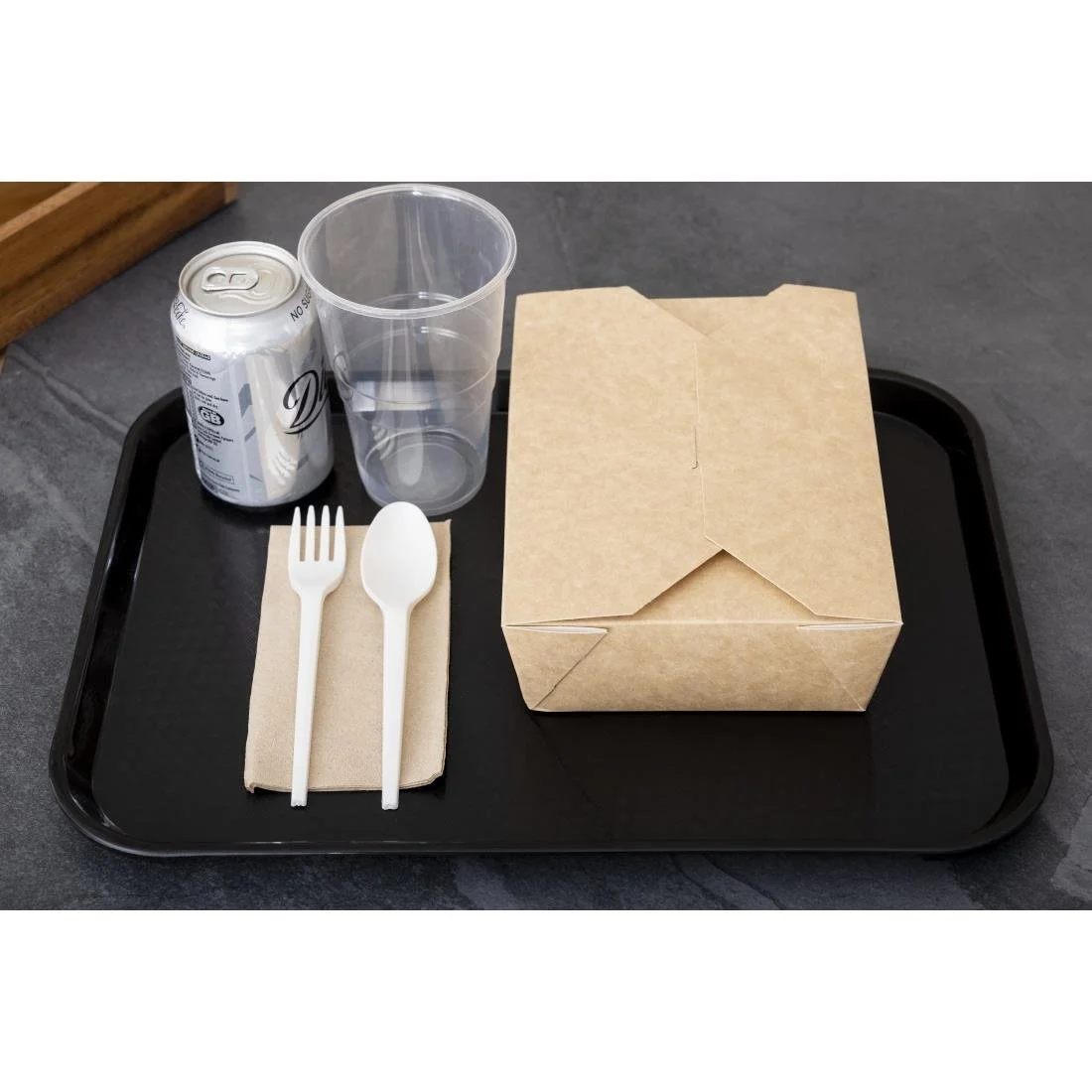 Cambro Polypropylene Fast Food Tray Black 410mm - Image 8