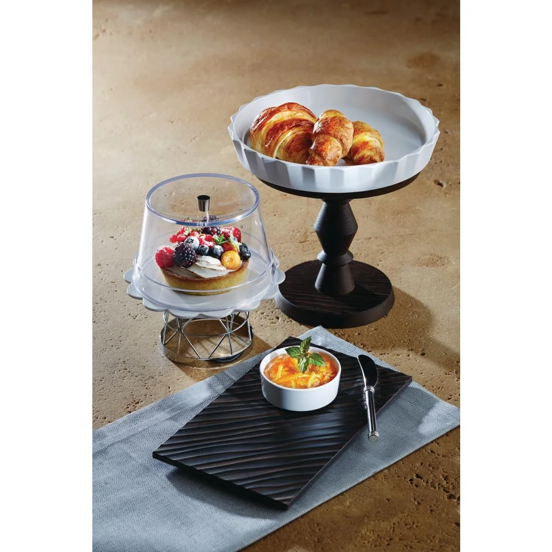 APS Plus Bakery Tray Cover Clear 235mm - Image 2