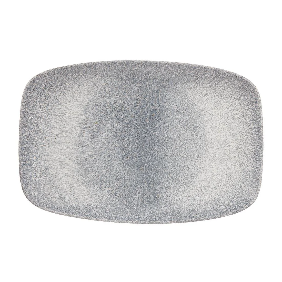 Churchill Studio Prints Raku Rectangular Plates Topaz Blue 300mm (6 Pack)