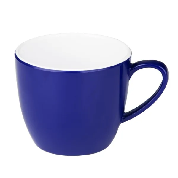 Kristallon Gala Colour Rim Melamine Mug Blue 285ml