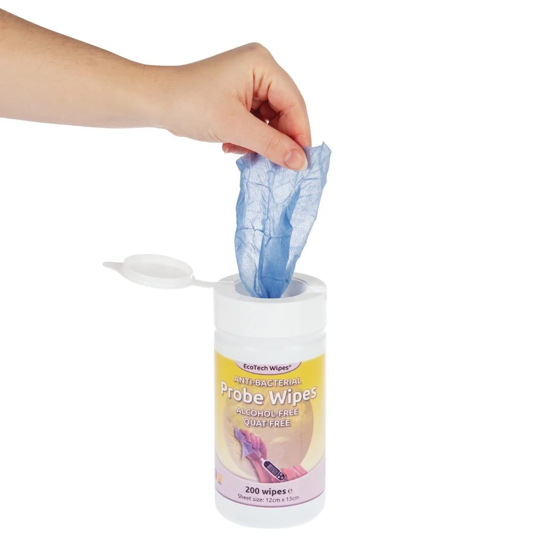 Alcohol-Free Quat-Free Food Probe Wipes (Pack of 200) - Image 3