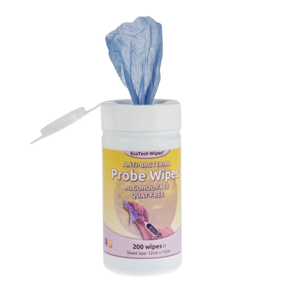 Alcohol-Free Quat-Free Food Probe Wipes (Pack of 200) - Image 5