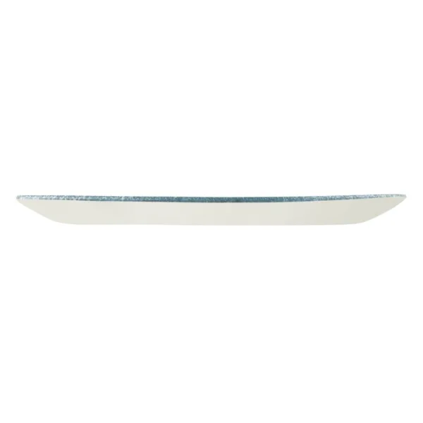 Churchill Studio Prints Raku Oblong Plate 355mm Topaz Blue