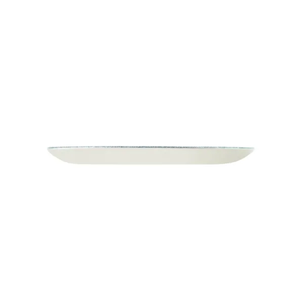 Churchill Studio Prints Raku Large Round Coupe Plate Topaz Blue 288mm