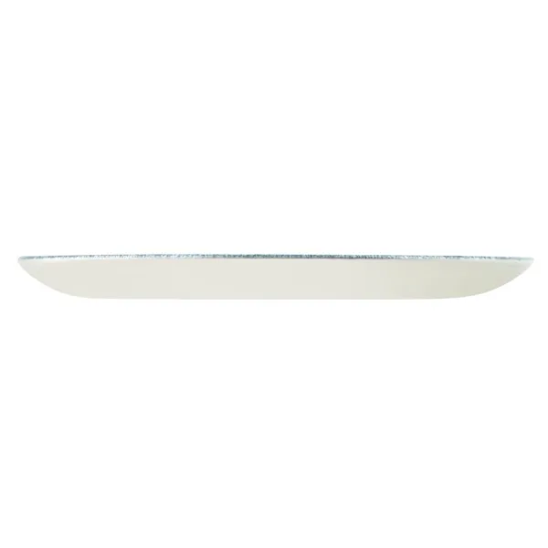 Churchill Studio Prints Raku Round Coupe Plate Topaz Blue 260mm