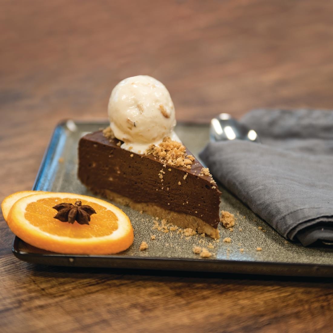 Olympia Mineral Square Plate 265mm