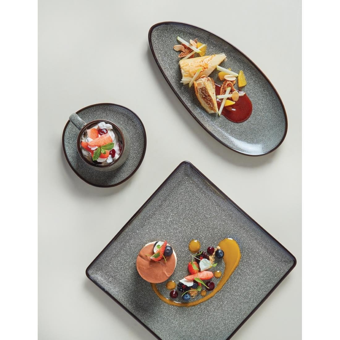 Olympia Mineral Leaf Plate 255mm