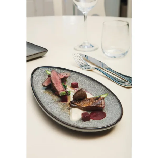 Olympia Mineral Leaf Plate 255mm