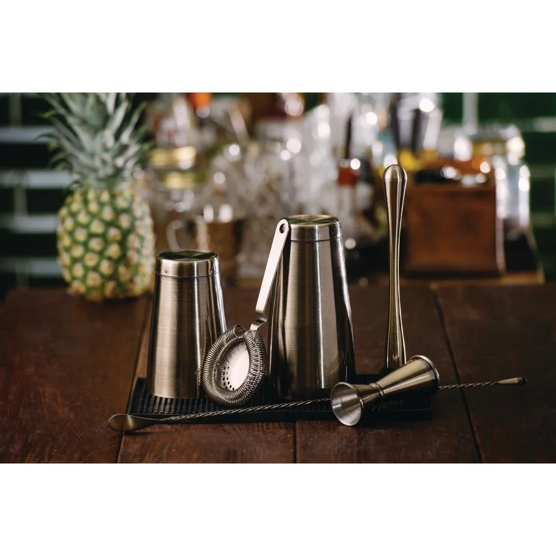 Beaumont Mezclar Tin on Tin Boston Cocktail Shaker Stainless Steel - Image 2