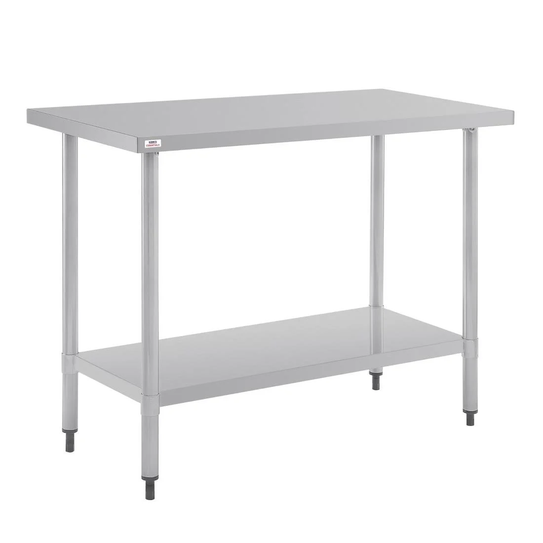 Nisbets Essentials Self Assembly Stainless Steel Table 1200 x 600mm