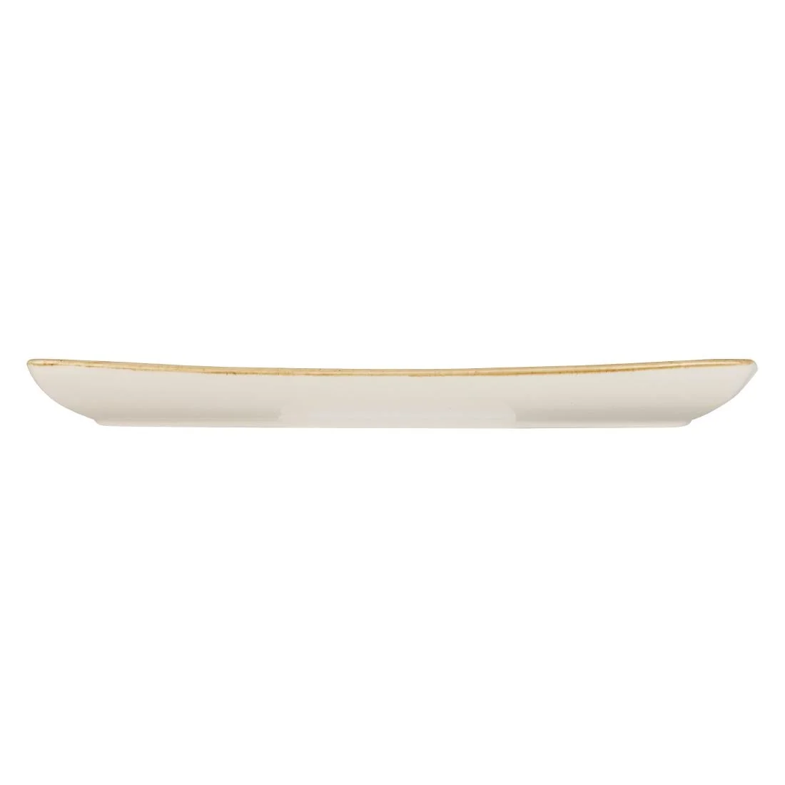Churchill Stonecast Rectangular Plate Mustard Seed Yellow 350 x 185mm - Image 2