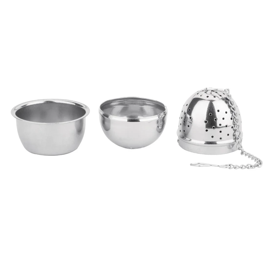 Olympia Oval Stainless Steel Tea Strainer 40(Ø) x 55(H)mm - Image 3