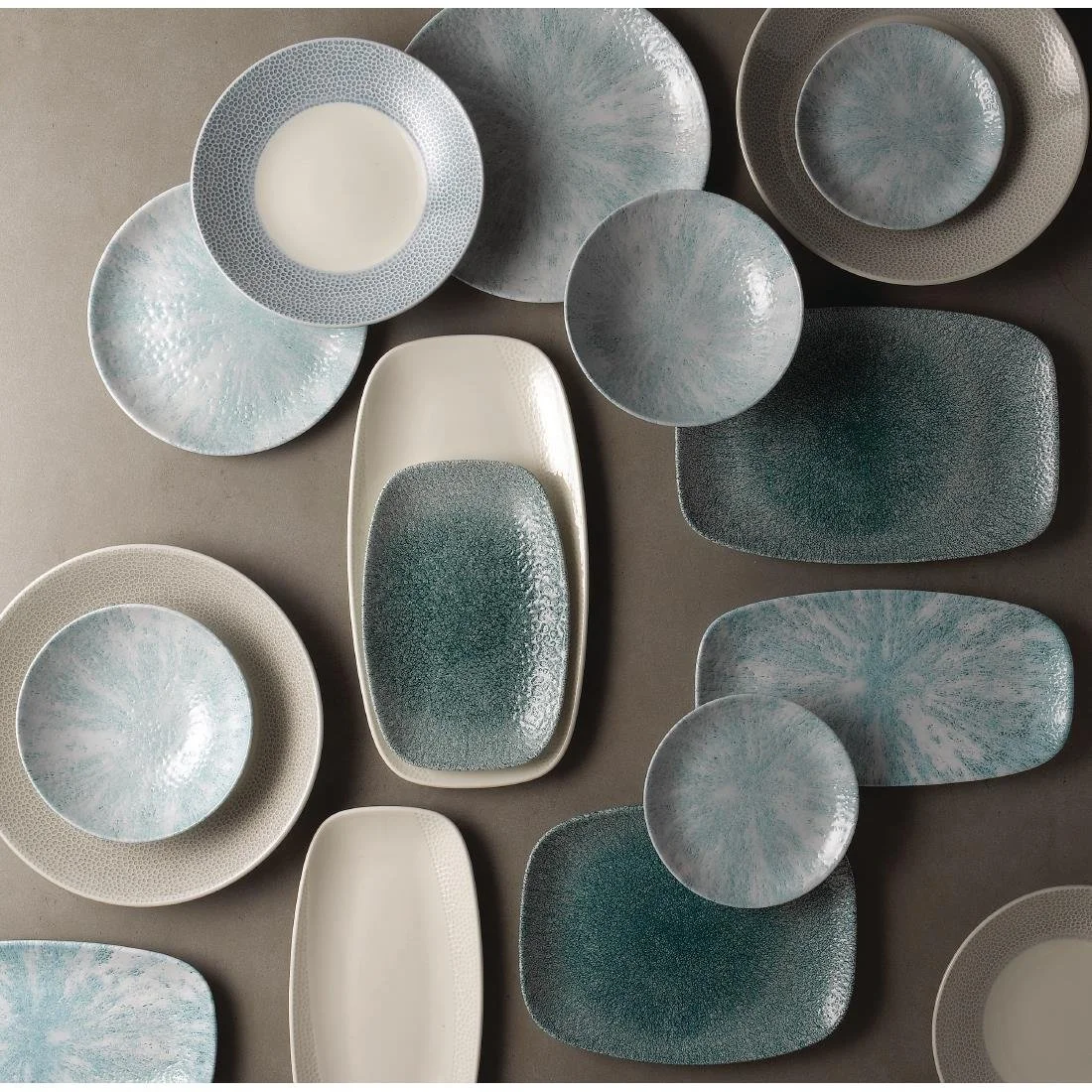 Churchill Isla Deep Coupe Plates Shale Grey 255mm (12 Pack) - Image 2