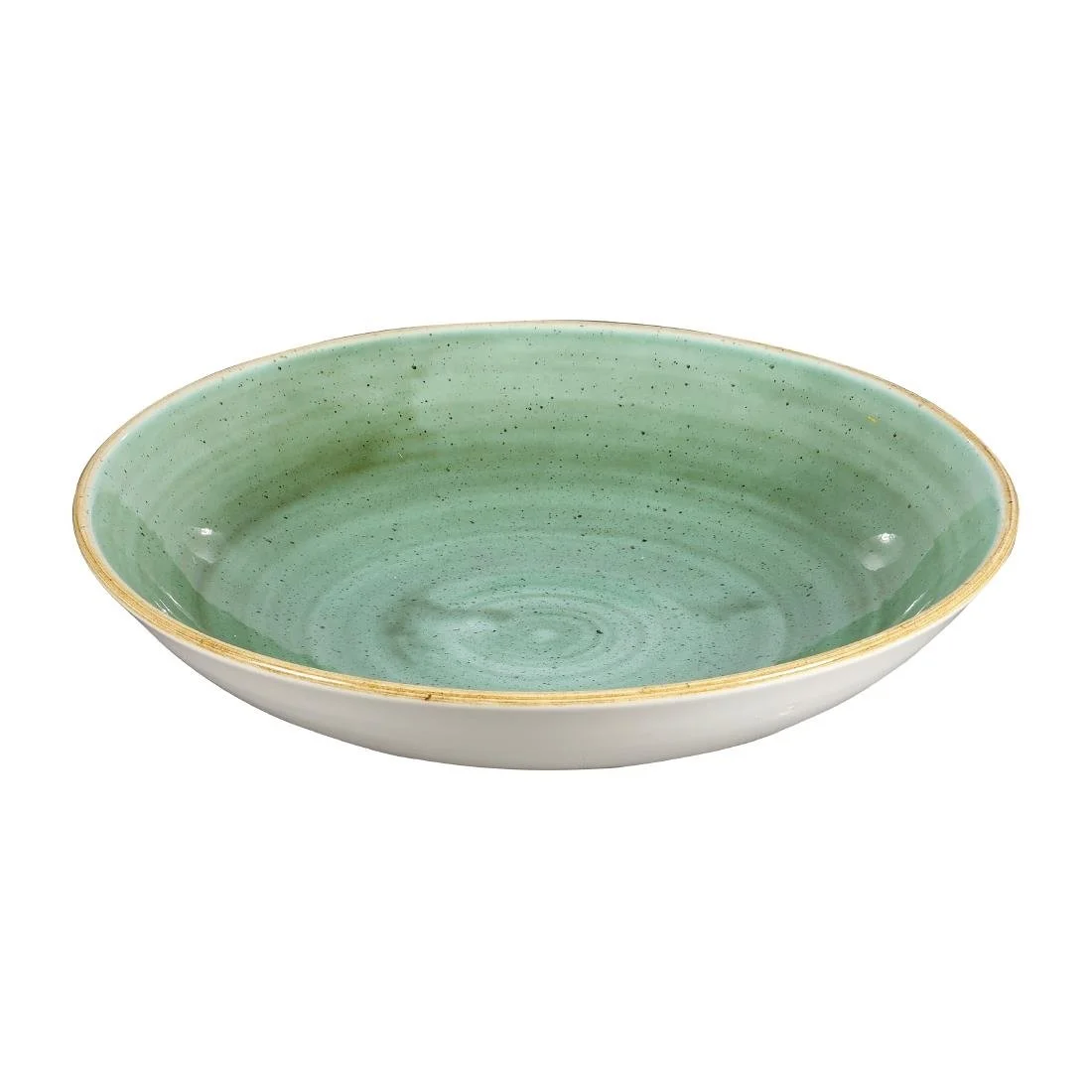 Churchill Stonecast Round Coupe Bowls Samphire Green 248mm (12 Pack) - Image 2