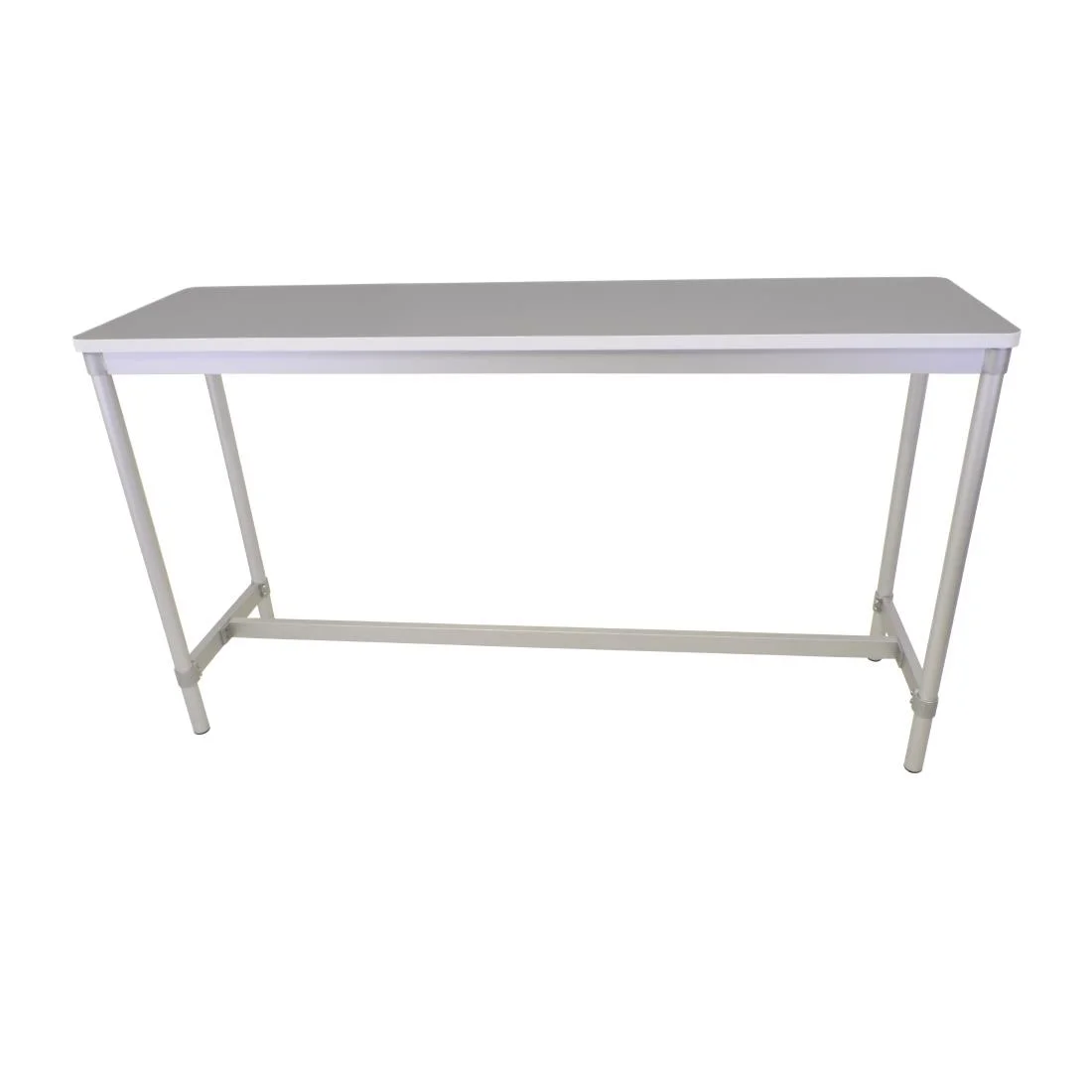 Gopak Enviro Indoor Storm Grey Rectangle Poseur Table 1800mm - Image 2