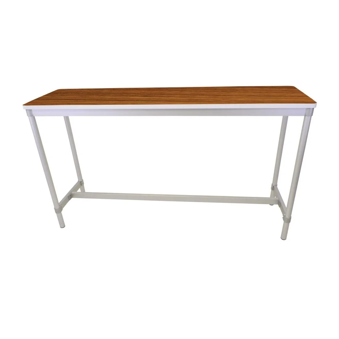 Gopak Enviro Indoor Teak Effect Rectangle Poseur Table 1800mm - Image 2