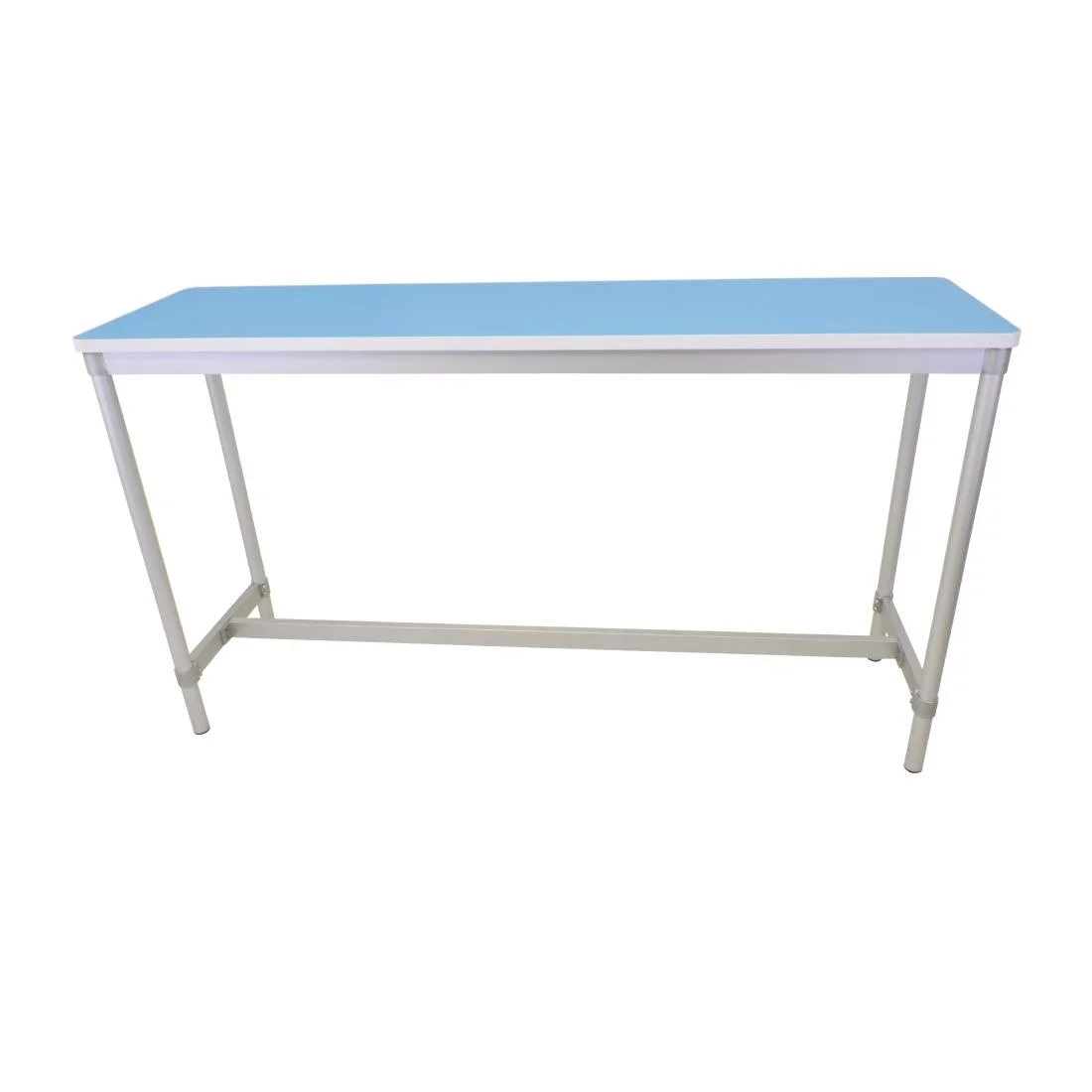 Gopak Enviro Indoor Pastel Blue Rectangle Poseur Table 1200mm - Image 2