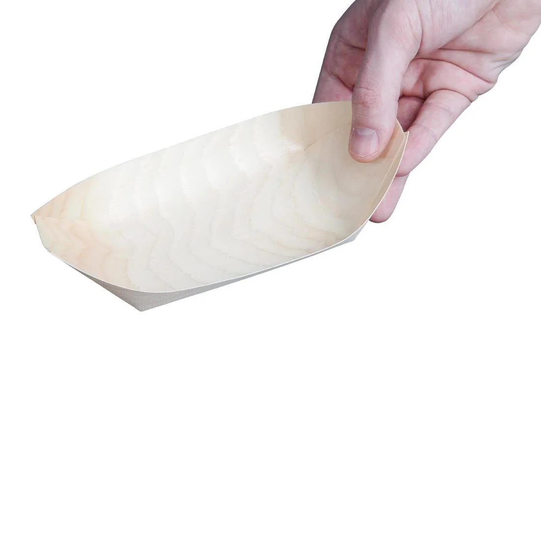 Fiesta Compostable Wooden Sushi Boats Medium 190mm (Pack of 100) - Image 4