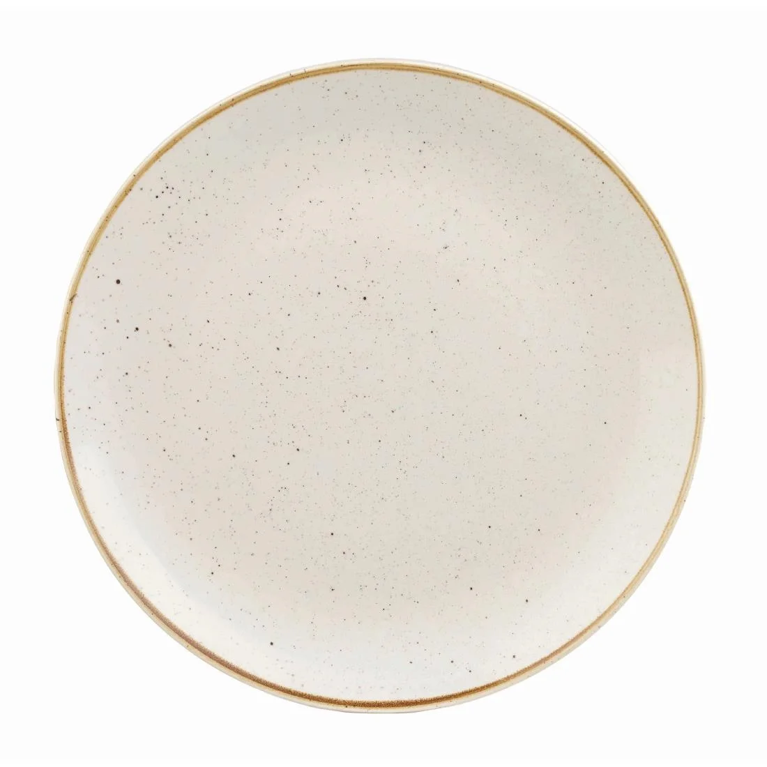 Churchill Stonecast Round Coupe Plate Barley White 200mm