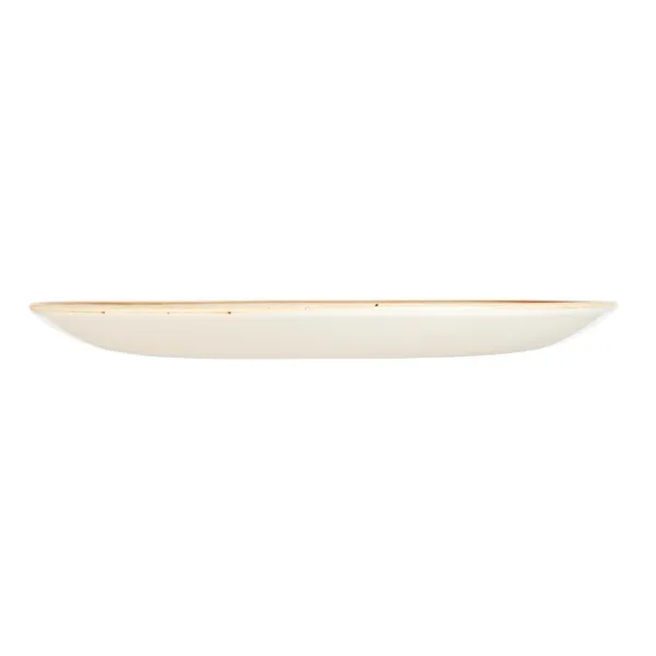 Churchill Stonecast Round Coupe Plate Barley White 200mm