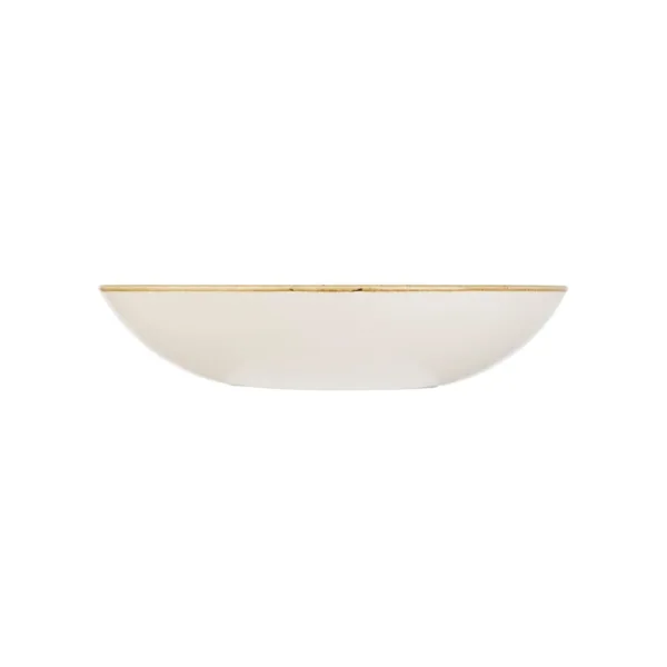 Churchill Stonecast Round Coupe Bowl Barley White 315mm
