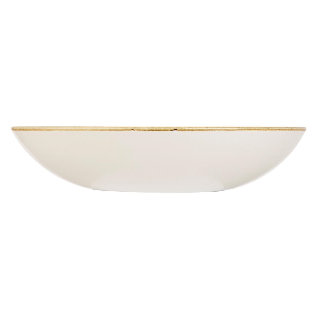 Churchill Stonecast Round Coupe Bowl Barley White 220mm