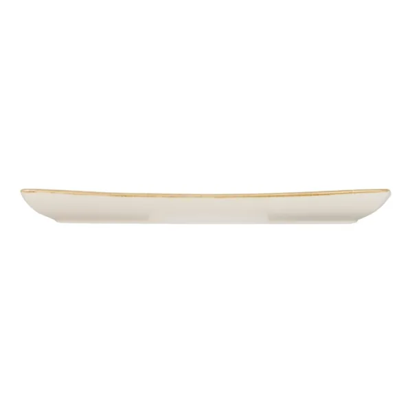Churchill Stonecast Rectangular Plate Barley White 350 x 185mm