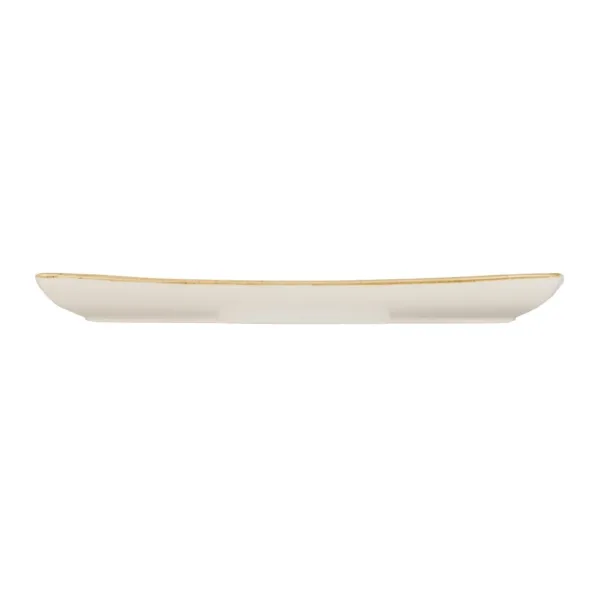 Churchill Stonecast Rectangular Plate Barley White 295 x 150mm