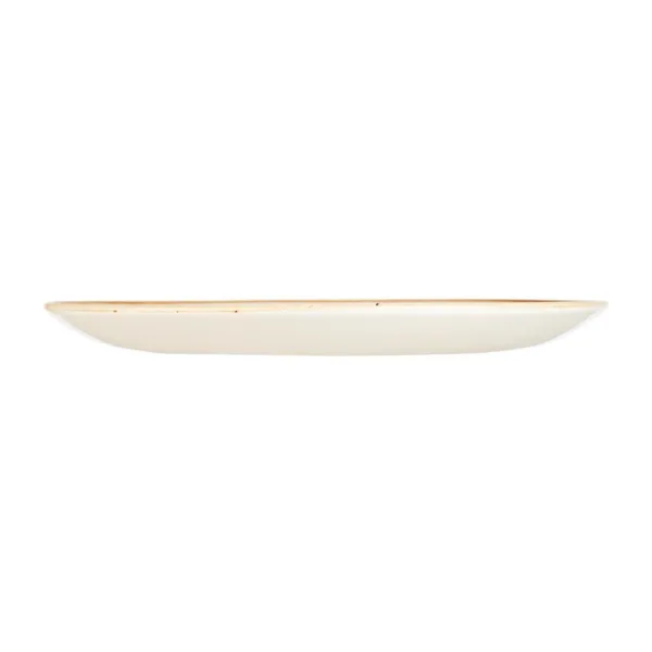 Churchill Stonecast Round Coupe Plate Spiced Orange 295mm