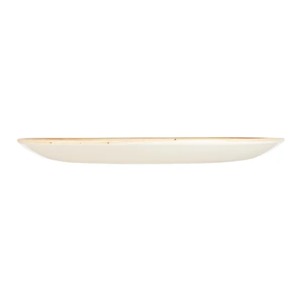 Churchill Stonecast Round Coupe Plate Spiced Orange 185mm