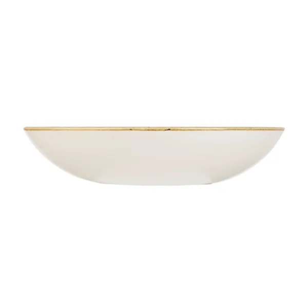 Churchill Stonecast Round Coupe Bowl Spiced Orange 315mm