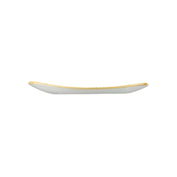 Churchill Stonecast Triangle Plate Spiced Orange 315mm