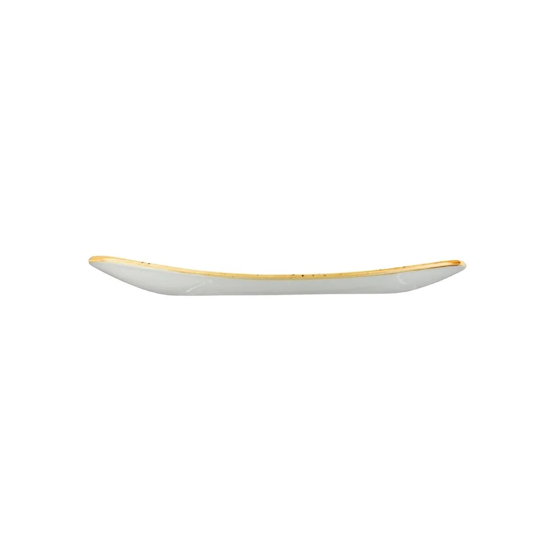 Churchill Stonecast Triangle Plate Spiced Orange 315mm - Image 2