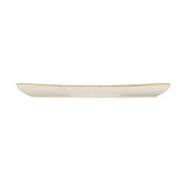 Churchill Stonecast Rectangular Plate Spiced Orange 350 x 185mm