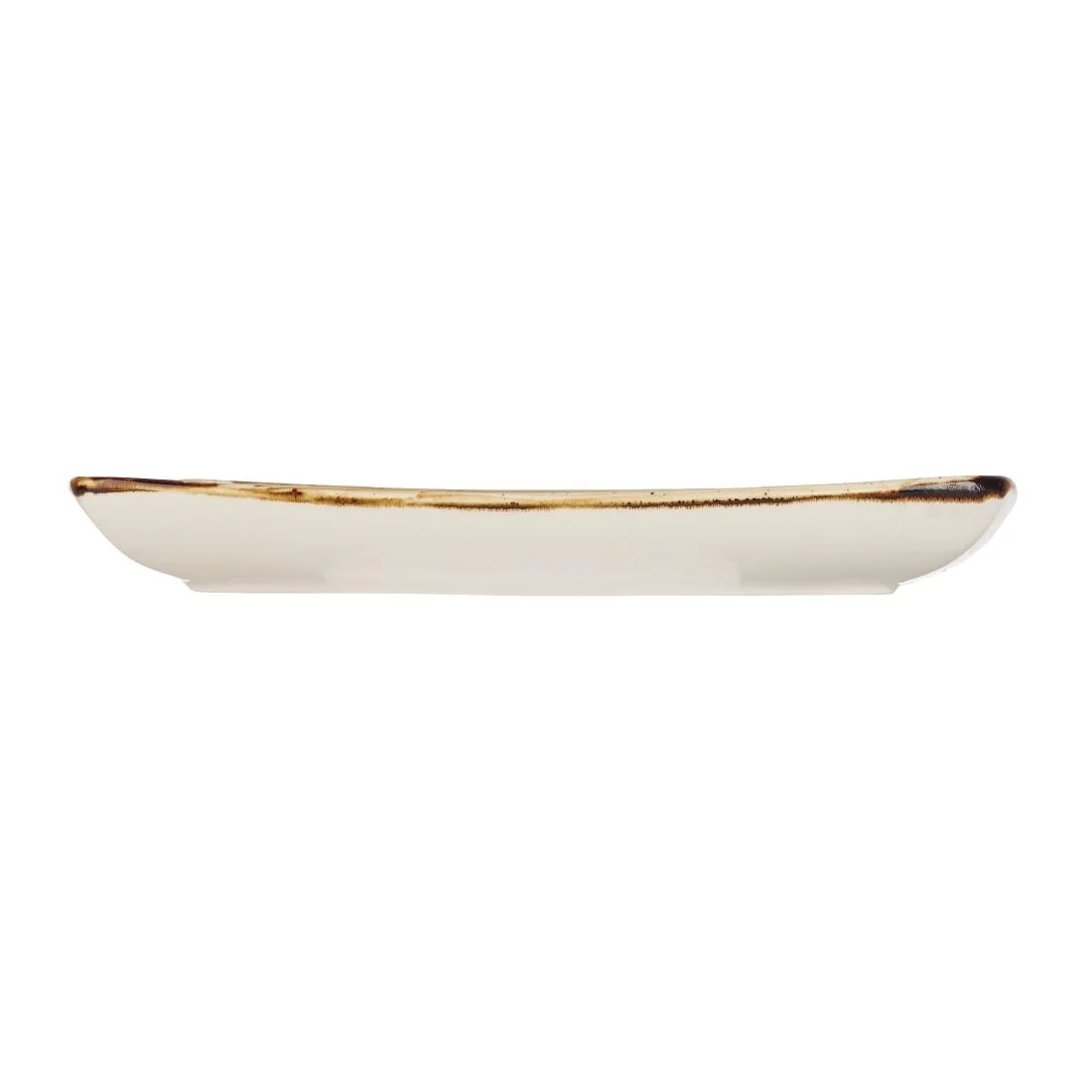 Churchill Stonecast Deep Square Plate Spiced Orange 260mm - Image 2
