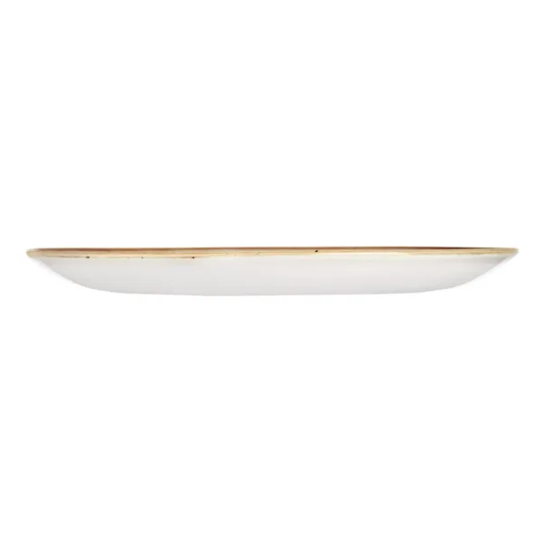 Churchill Stonecast Round Coupe Plate Peppercorn Grey 260mm