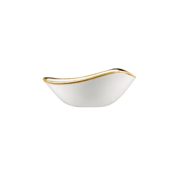 Churchill Stonecast Triangle Bowl Peppercorn Grey 250mm