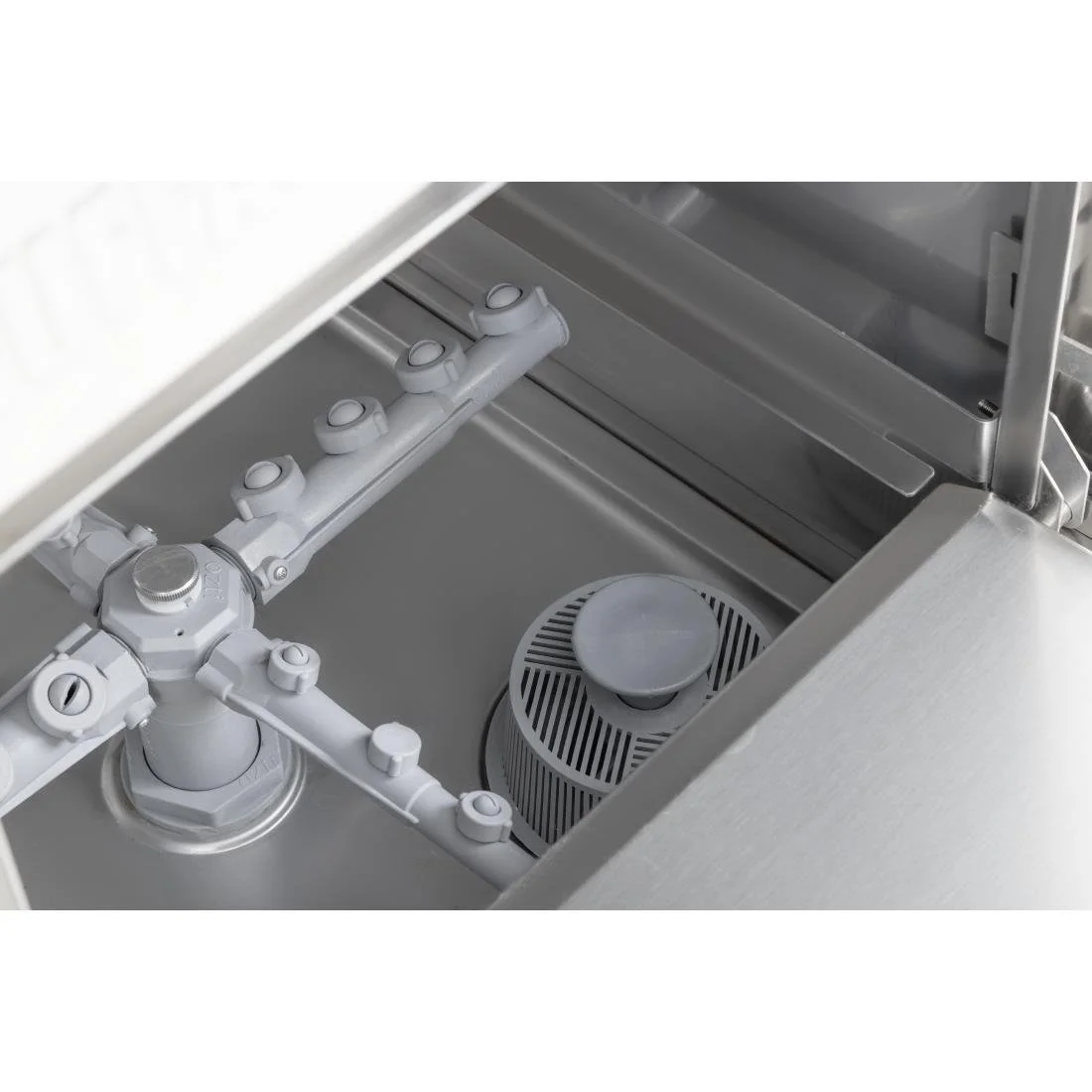 Buffalo Digital Undercounter Glass Washer with Drain Pump 400mm Basket 2.9kW - Image 5