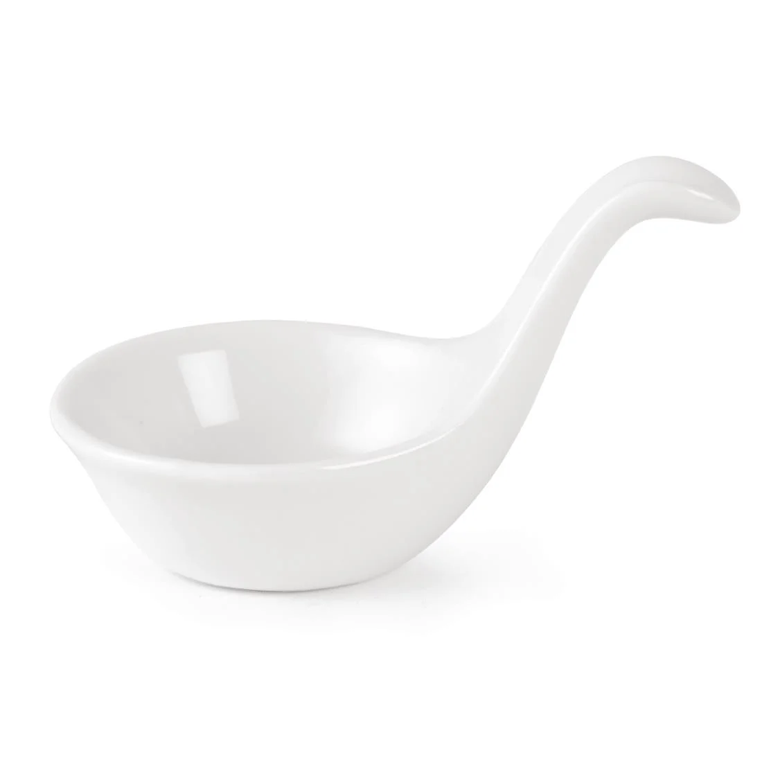 Olympia Miniature Spoon Shape Dipping Bowls 57x 57mm - Image 2