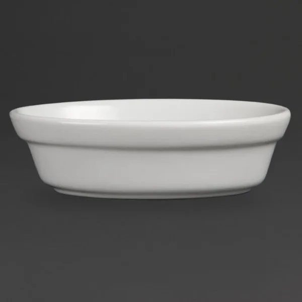 Olympia Whiteware Oval Pie Bowls 145mm