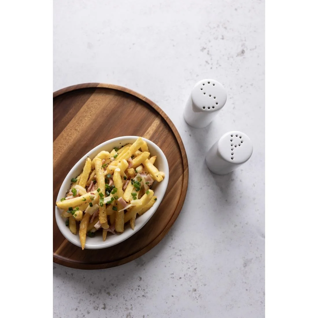 Olympia Whiteware Pepper Shakers 80mm - Image 7