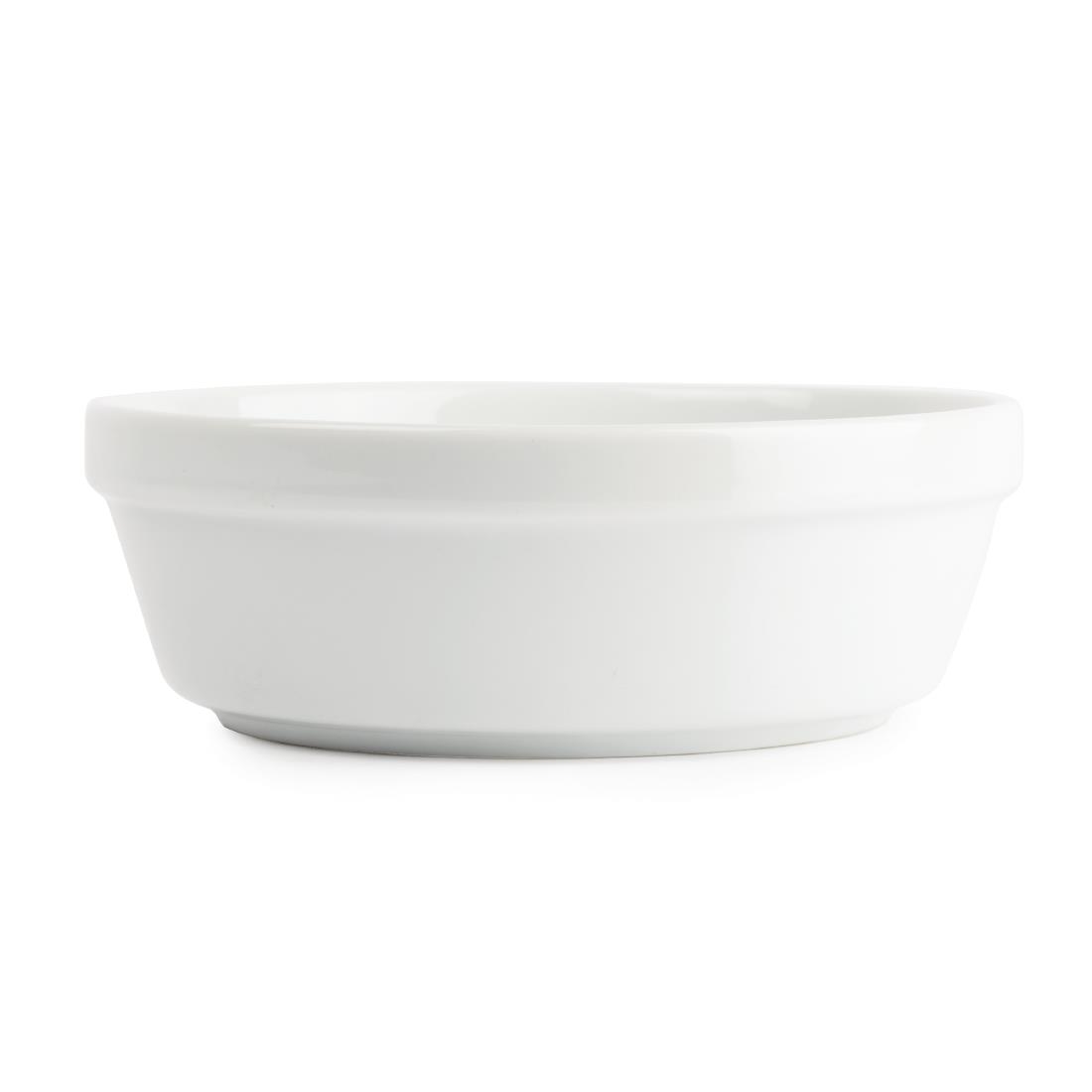 Olympia Whiteware Round Pie Bowls 137mm