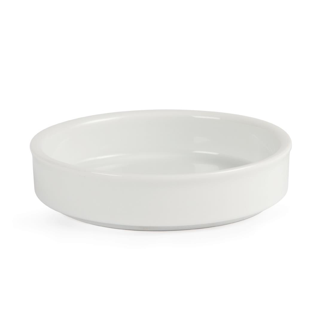 Olympia Mediterranean Stackable Dishes White 102mm