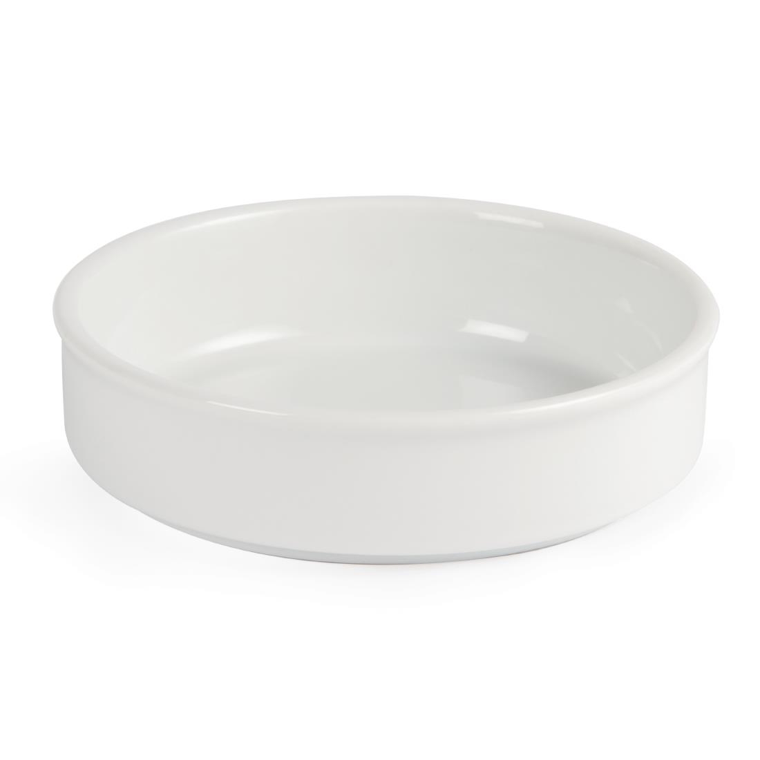 Olympia Mediterranean Stackable Dishes White 134mm