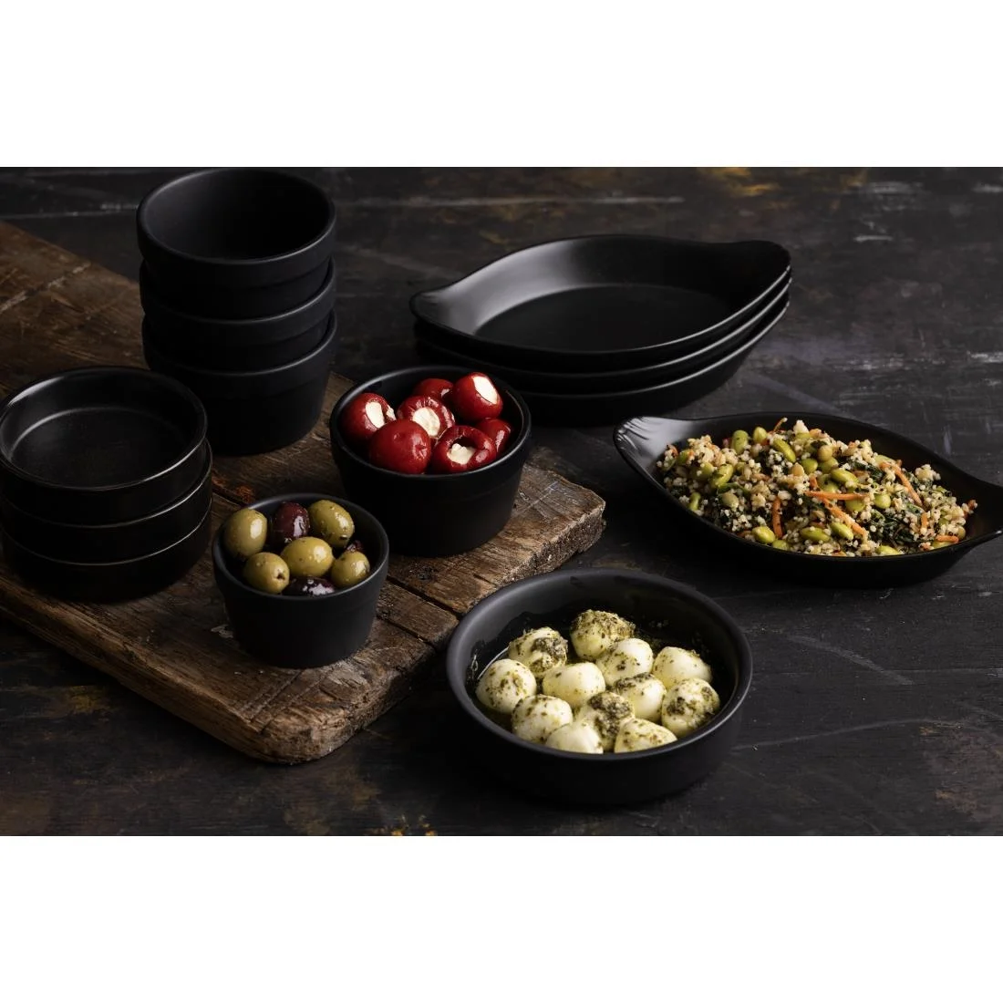 Olympia Mediterranean Ramekins Black 77mm - Image 10